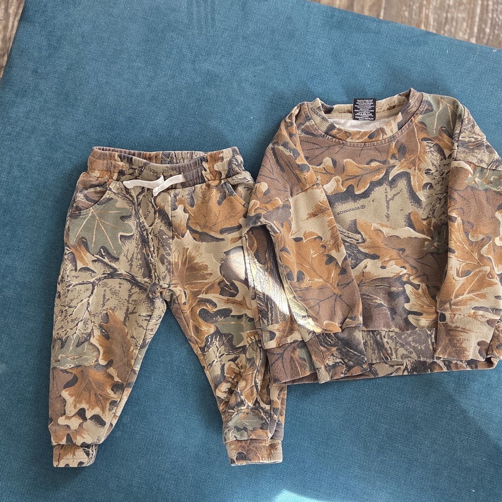 Little BipsyxRealtree Camo Kids Jogger Set